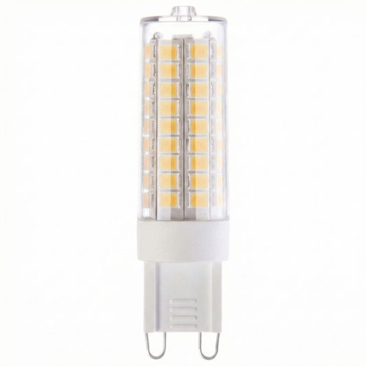 Bec LED G9, 9W, Corp Ceramic, ALB RECE